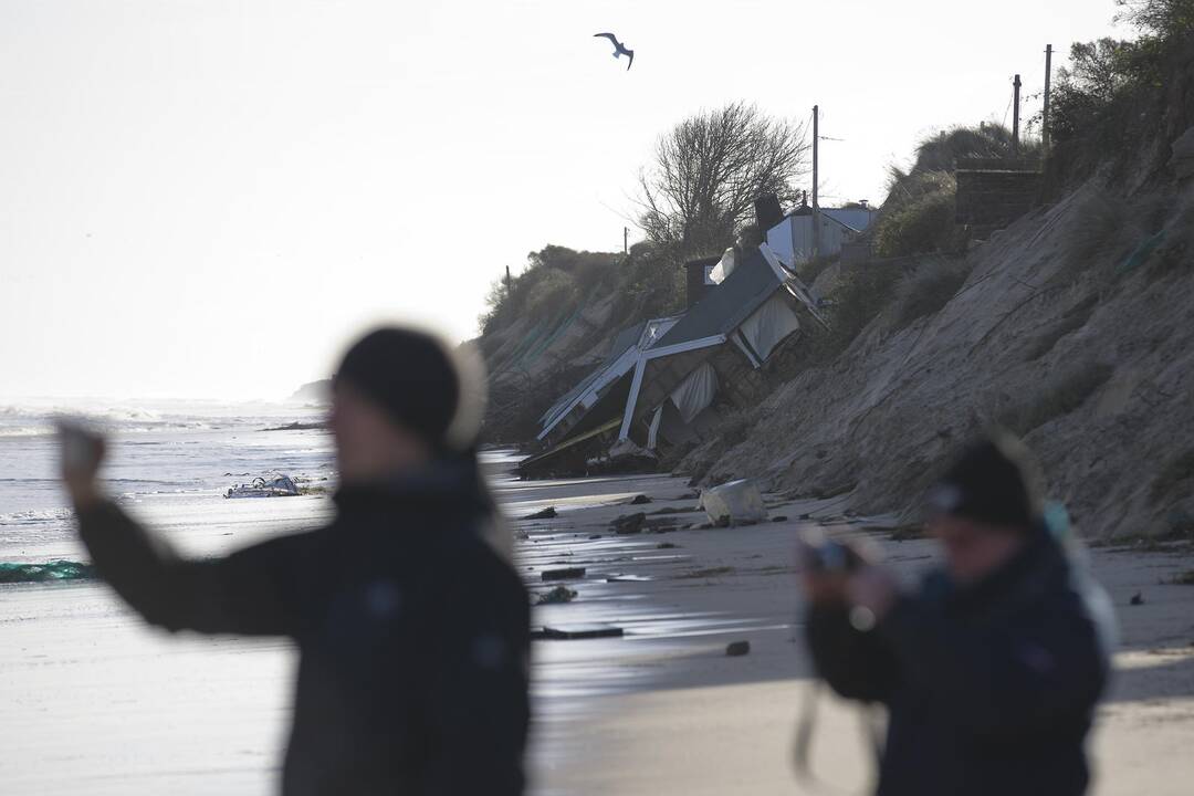 Hemsby kaimynystėje ošusi jūra buvo negailestinga