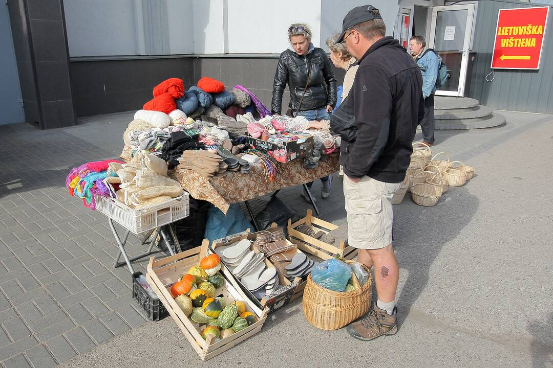 Pasižvalgymas po Kauno Žaliakalnio turgų.