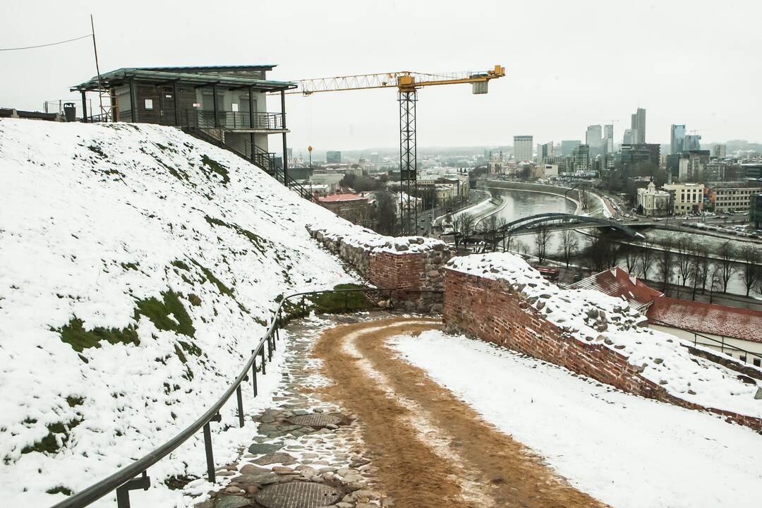 Tvarkomas Gedimino kalnas