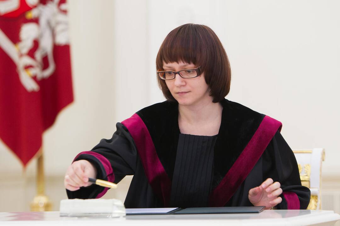 Prezidentūroje prisiekė teisėjai