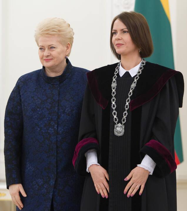 Prezidentūroje prisiekė teisėjai