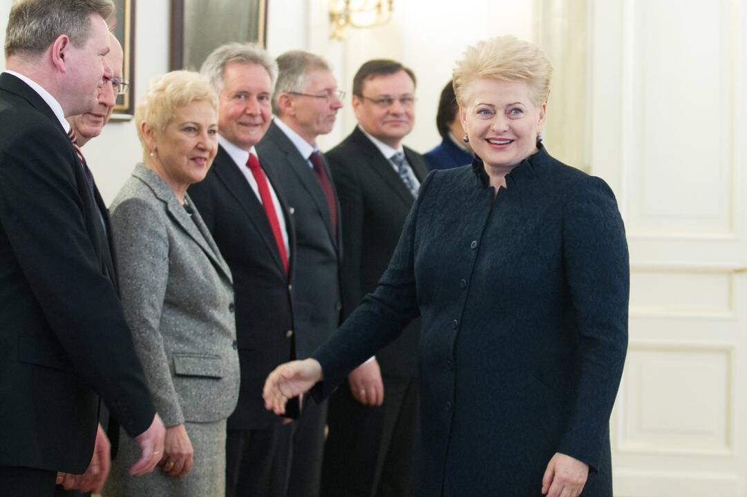Prezidentė susitiko su Seimo valdyba