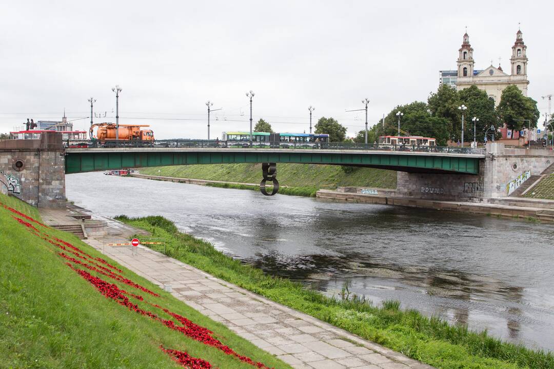 Naktį nukeltos pirmosios skulptūros