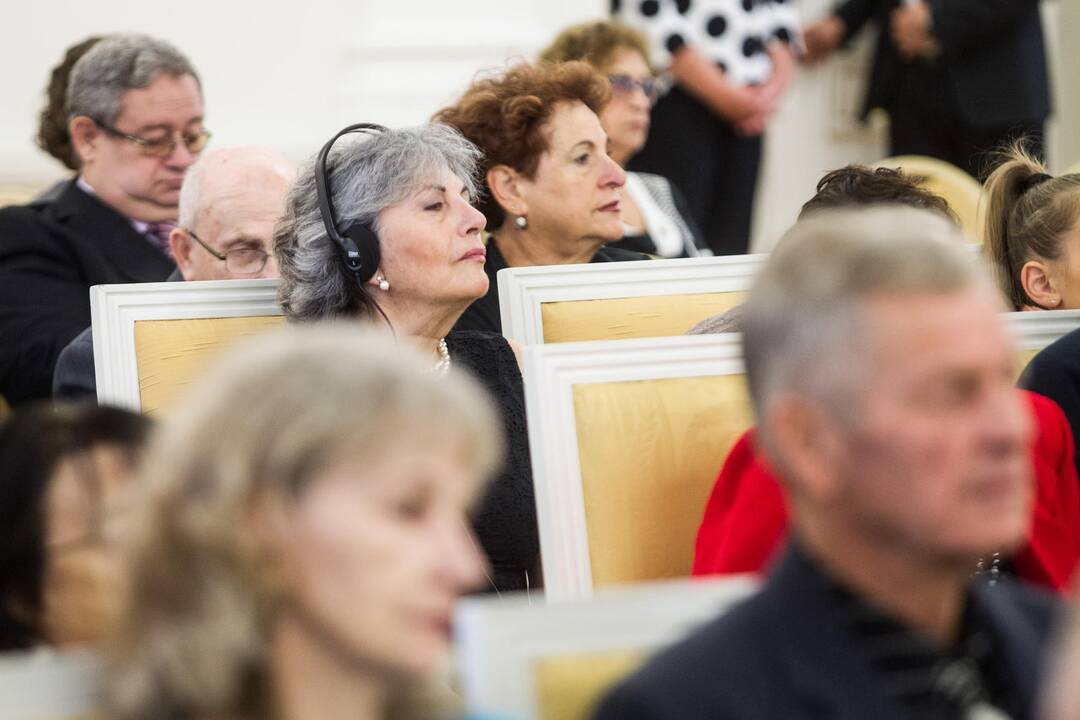 Prezidentė apdovanojo žydų gelbėtojus