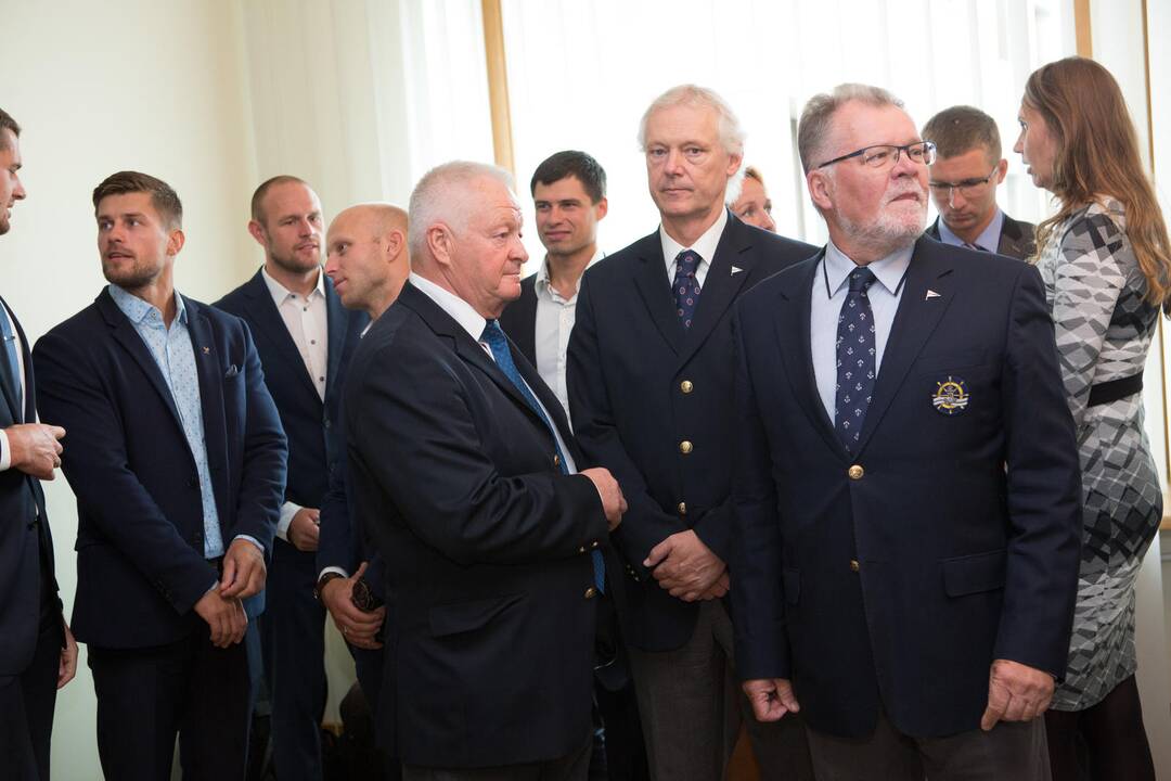 Sportininkų pagerbimo ceremonija Vyriausybėje