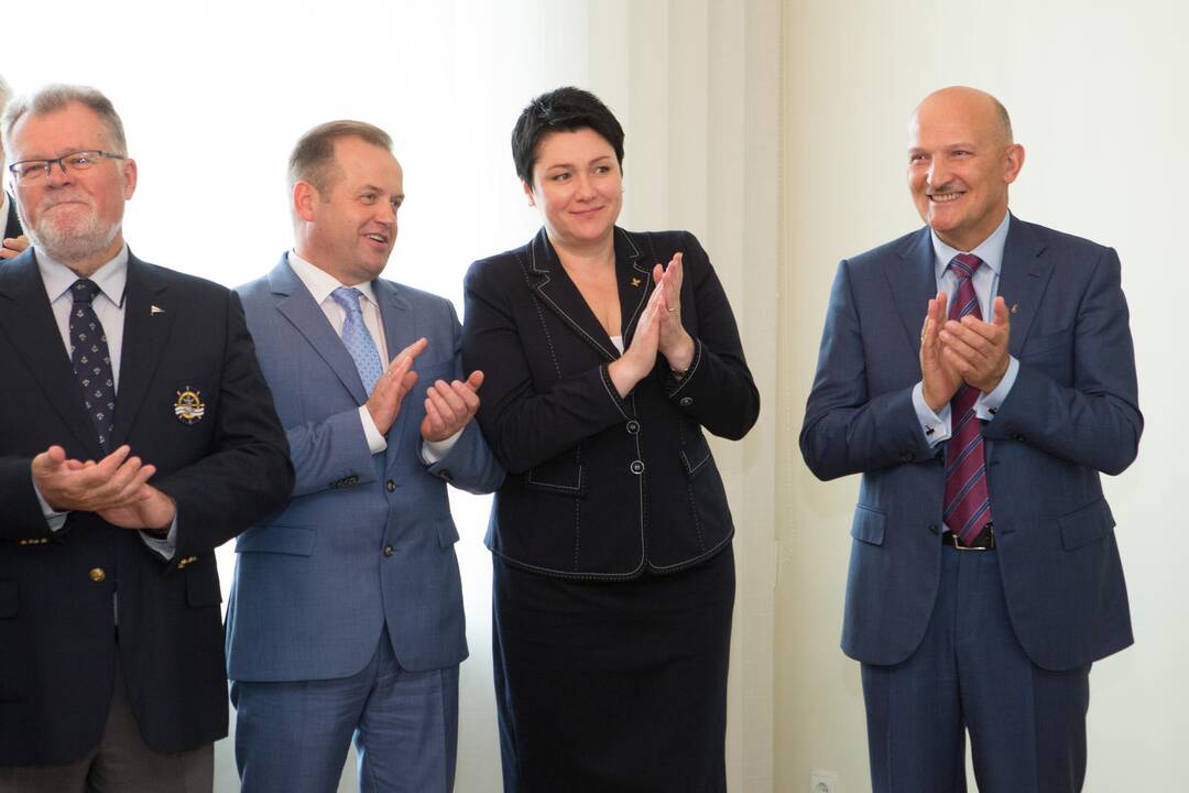 Sportininkų pagerbimo ceremonija Vyriausybėje