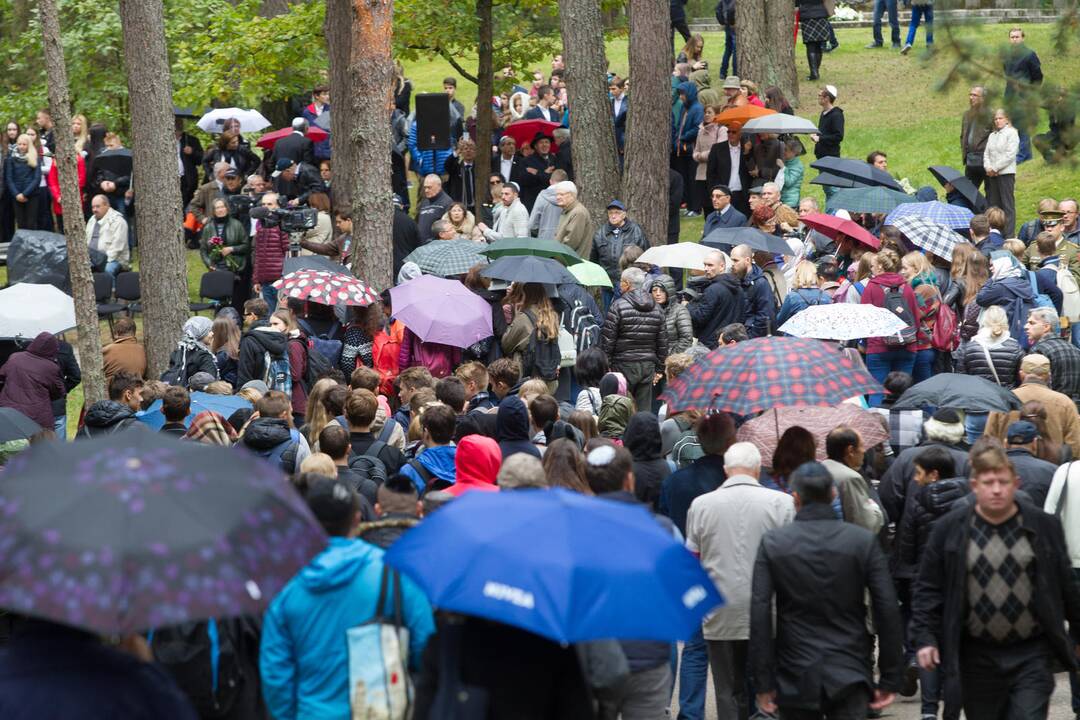 Vilniuje pagerbtos Lietuvos žydų genocido aukos
