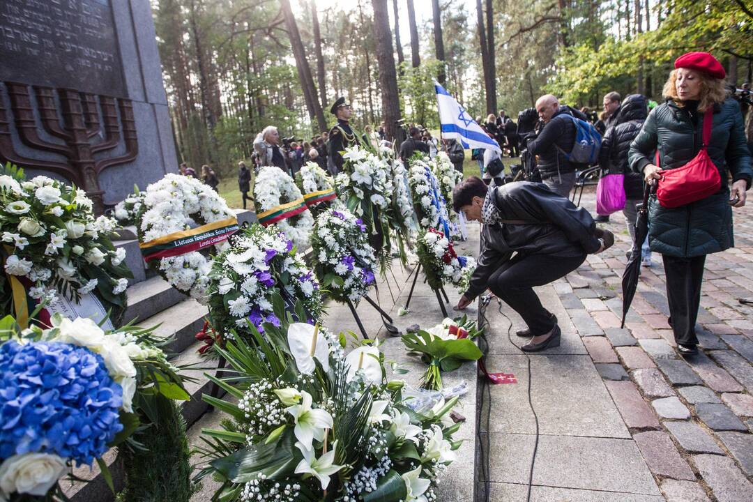 Vilniuje pagerbtos Lietuvos žydų genocido aukos