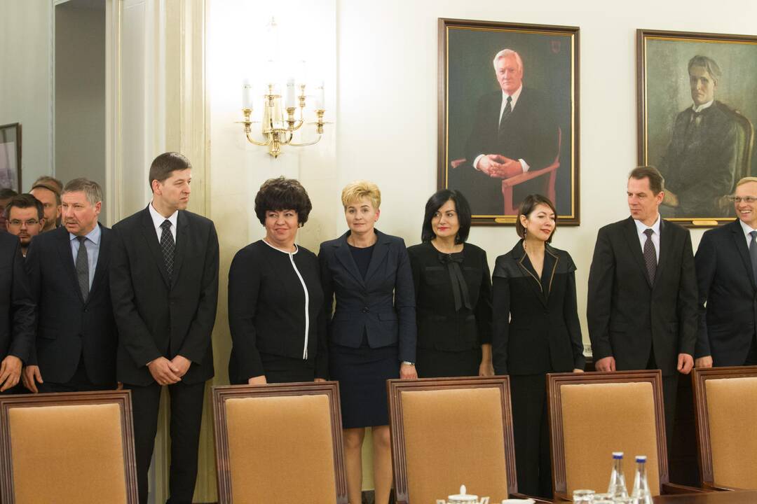 Prezidentė susitiko su Teisėjų taryba