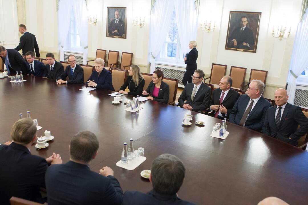 Prezidentė susitiko su Teisėjų taryba