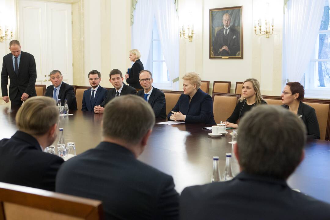 Prezidentė susitiko su Teisėjų taryba
