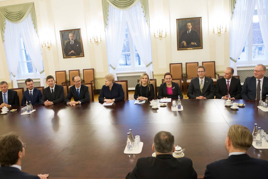 Prezidentė susitiko su Teisėjų taryba