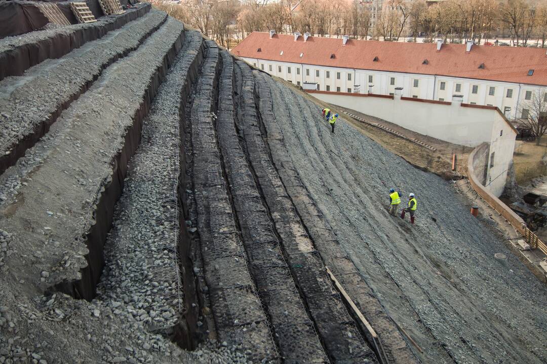 Gedimino kalno būklė išlieka kritinė