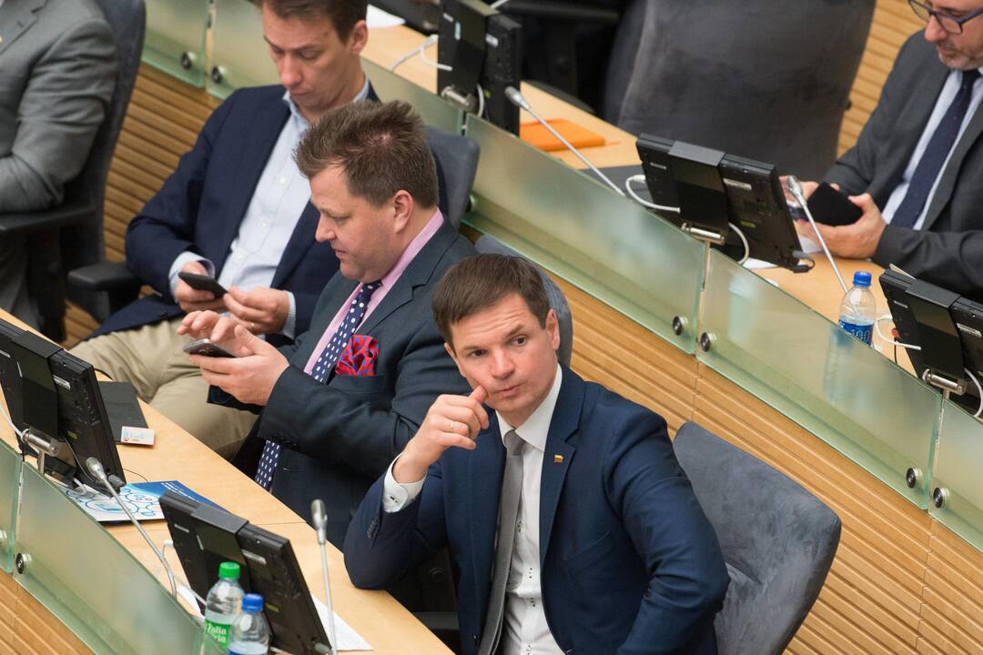 B. Markauskas atsakė į Seimo narių klausimus