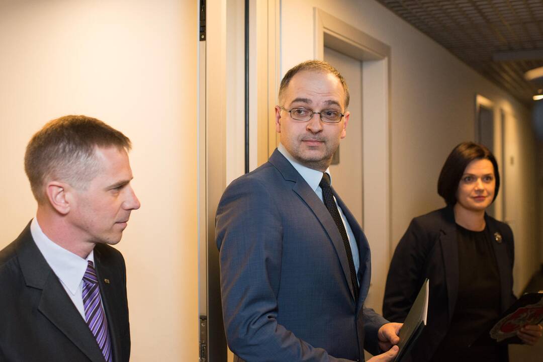 Spaudos konferencija dėl politinės korupcijos bylos