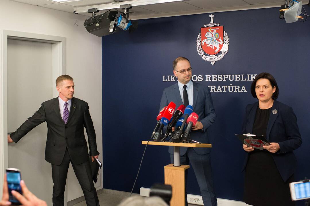 Spaudos konferencija dėl politinės korupcijos bylos