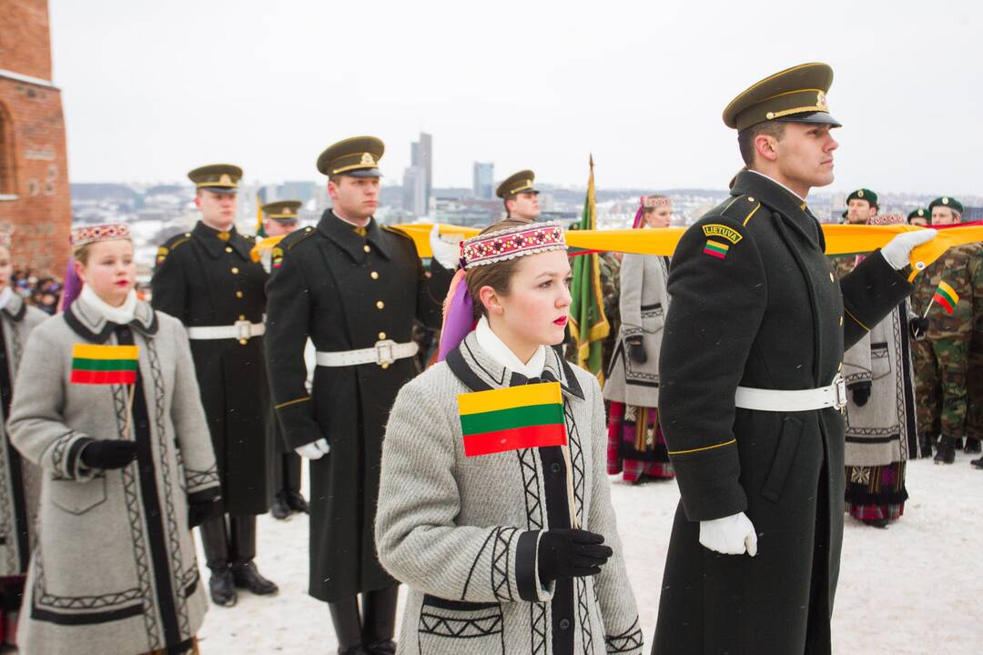 Iškilminga Lietuvos vėliavos pakėlimo ceremonija