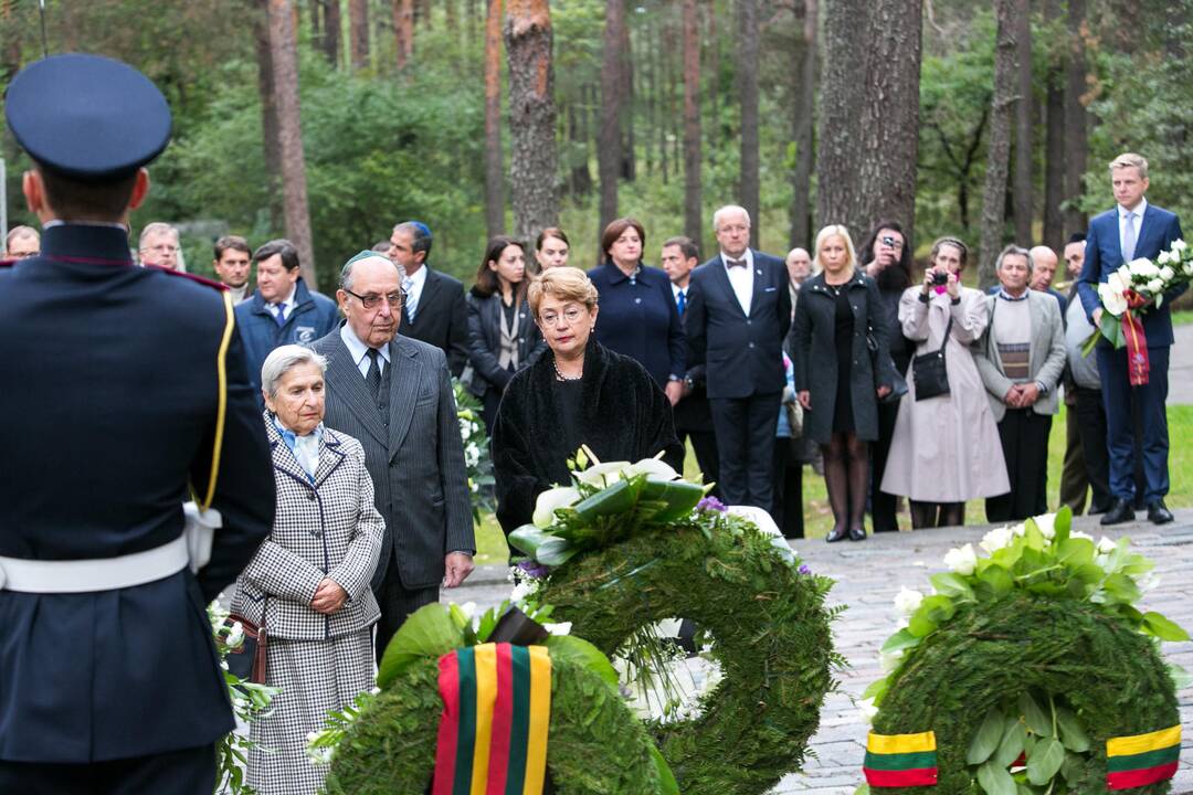 Paneriuose pagerbtos žydų genocido aukos