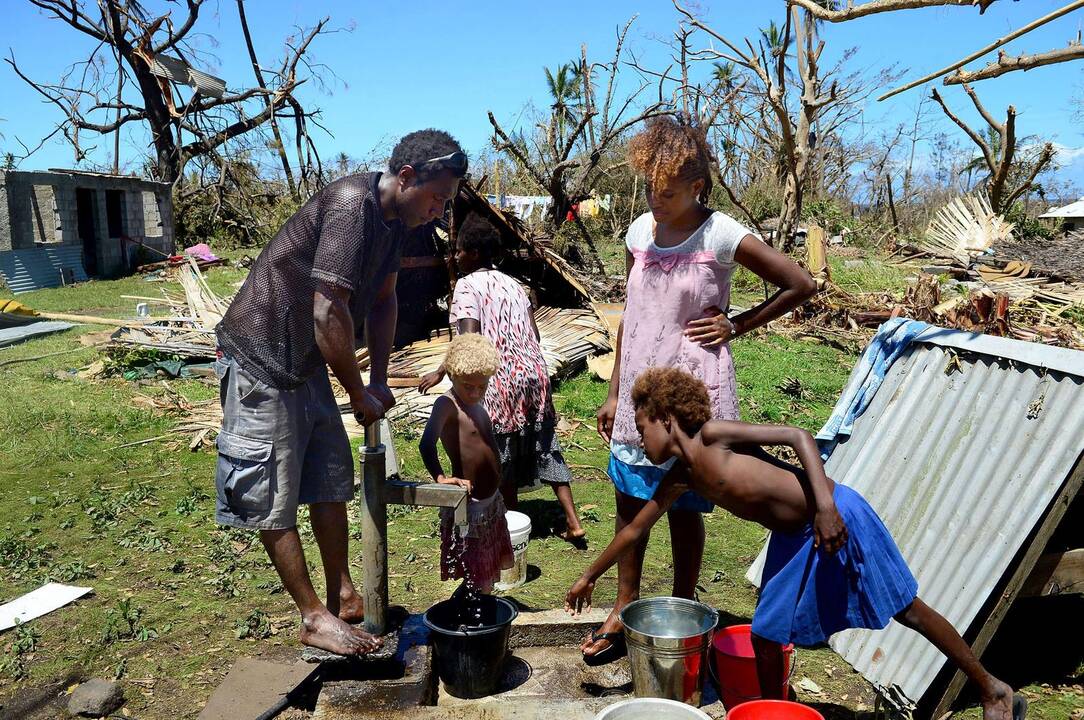 Vanuatu atsigauna po pragaištingos stichijos