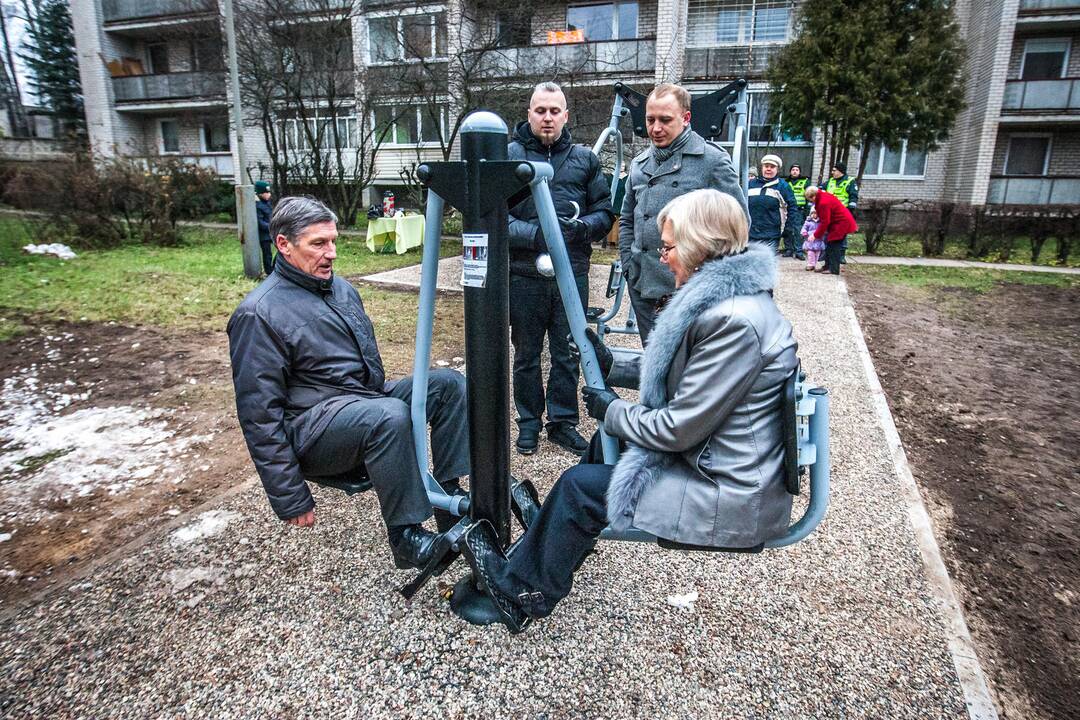 Lauko treniruokliai Aleksote