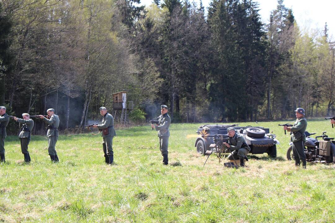 Serialo „Laisvės kaina. Partizanai“ filmavimas Rumšiškėse