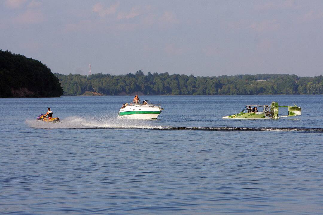 Laivų paradas Kauno mariose
