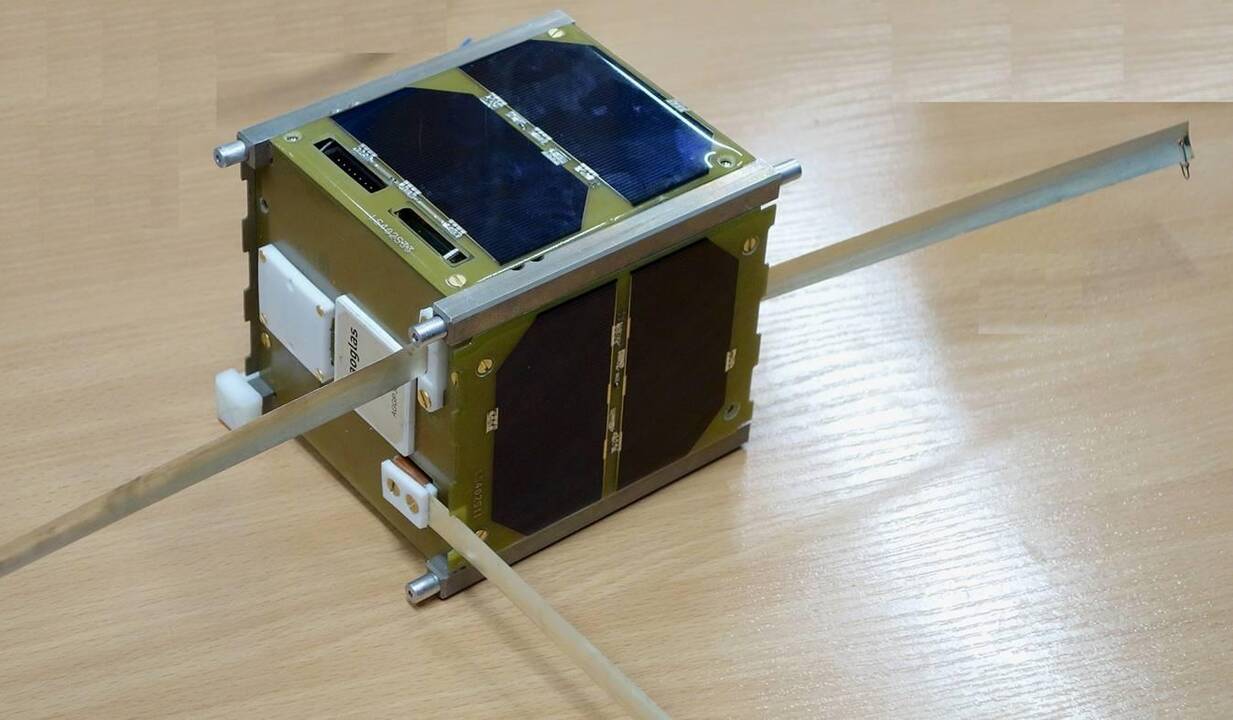 „LitSat-1“ misijos pabaigą vainikuos krentančios žvaigždės žybsnis danguje