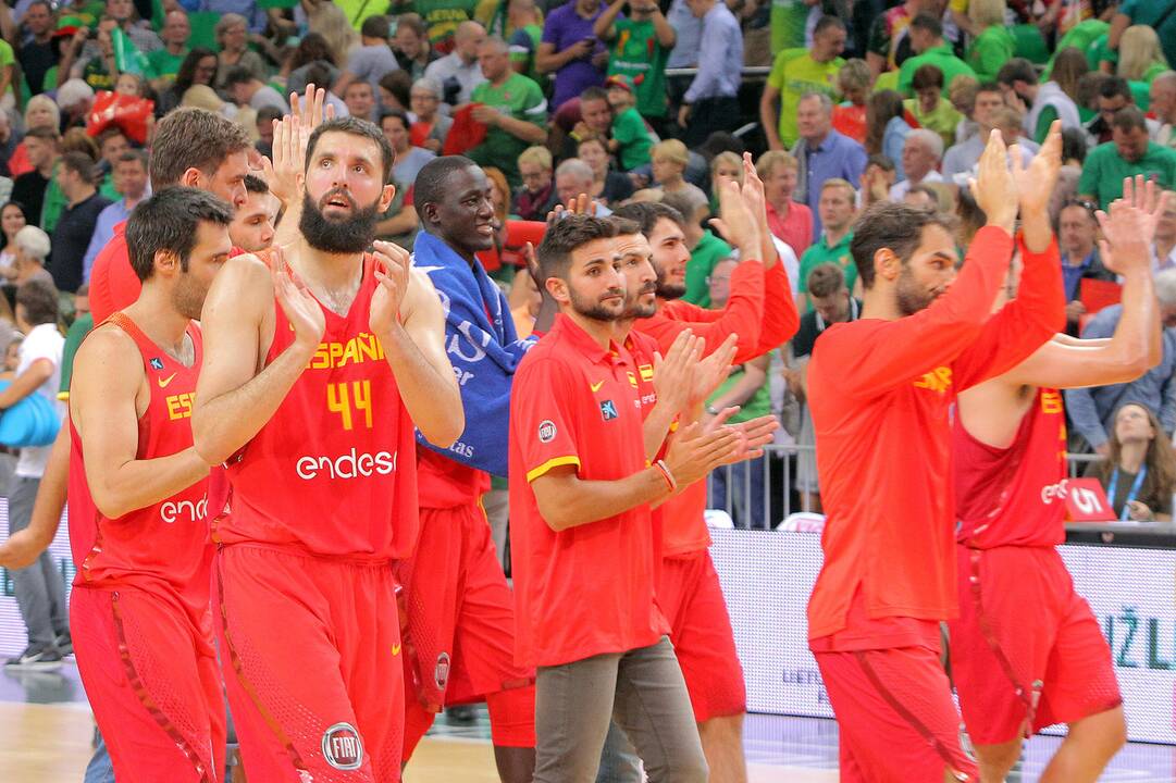 Krepšinis Lietuva - Ispanija 87:83