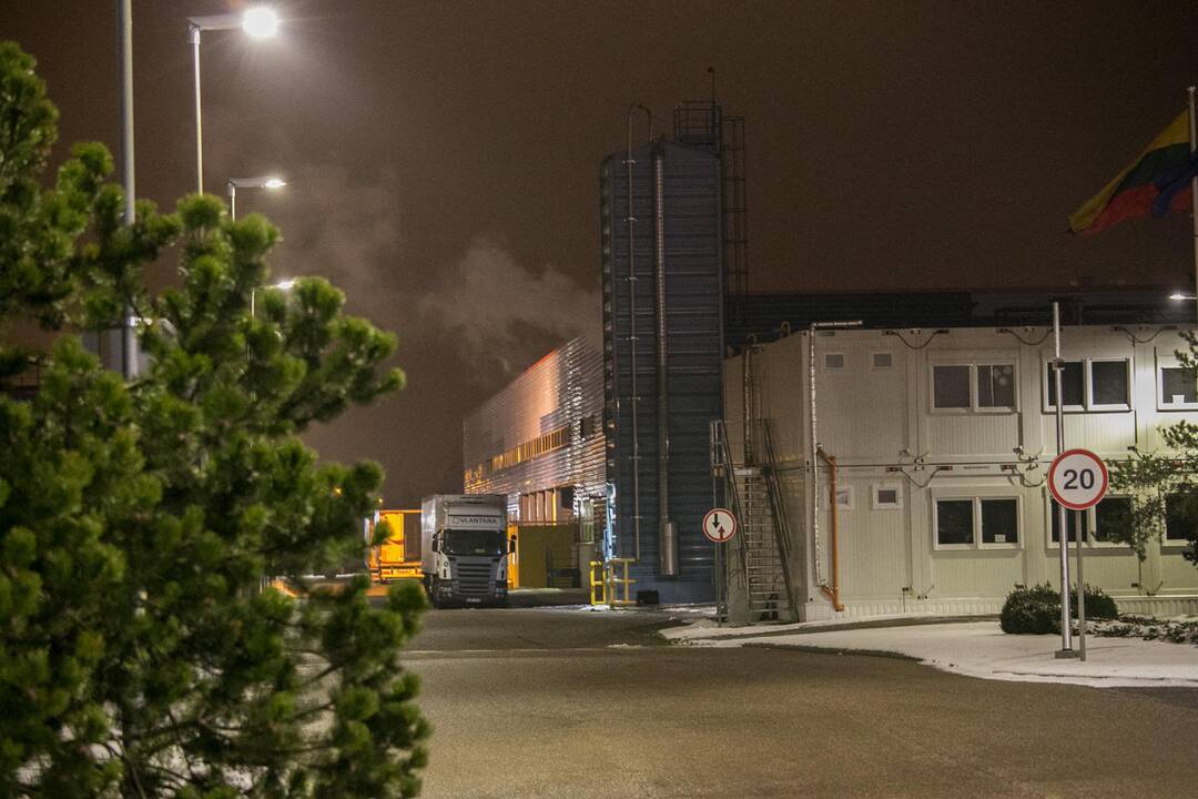 Degė "Philip Morris Lietuva" patalpos