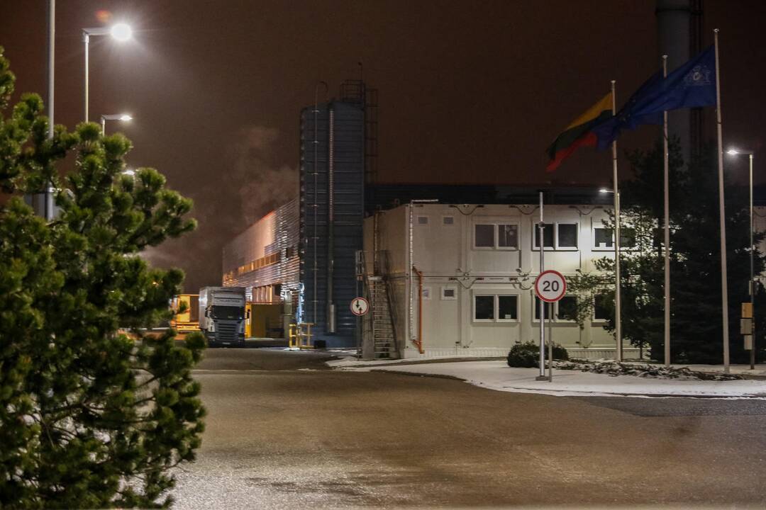 Degė "Philip Morris Lietuva" patalpos