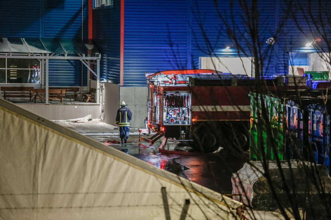 Degė "Philip Morris Lietuva" patalpos