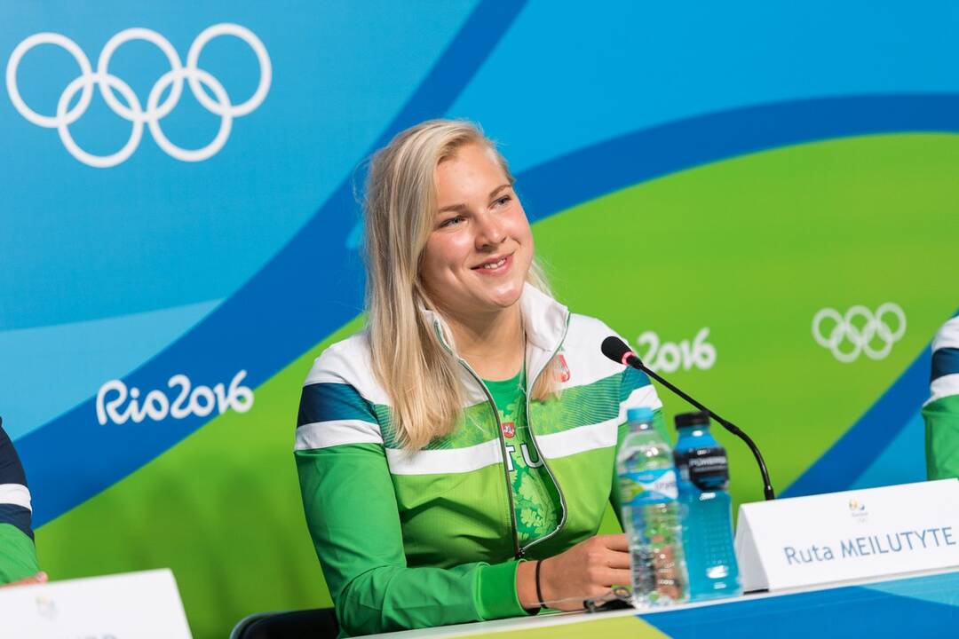 R. Meilutytės spaudos konferencija
