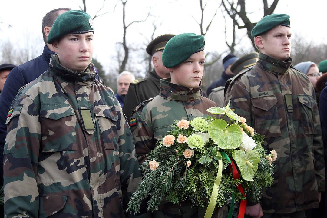 Memorialo žuvusiems karininkams atidengimas