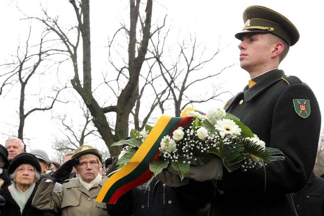 Memorialo žuvusiems karininkams atidengimas