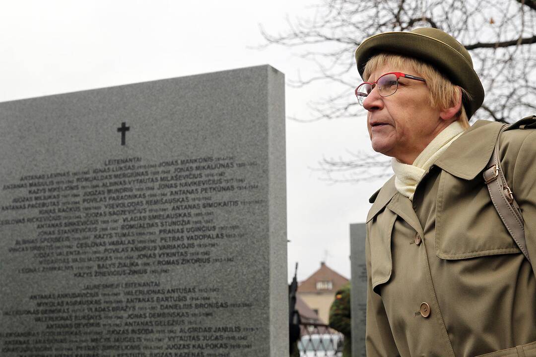 Memorialo žuvusiems karininkams atidengimas