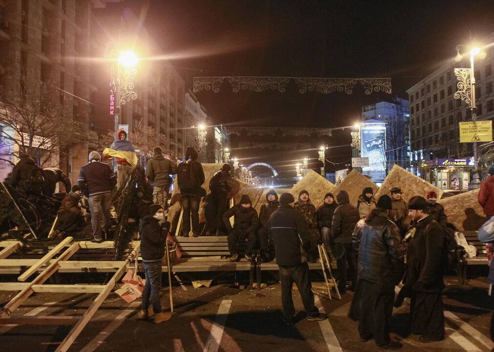 Kijeve per protestus sužeista dešimtys žurnalistų