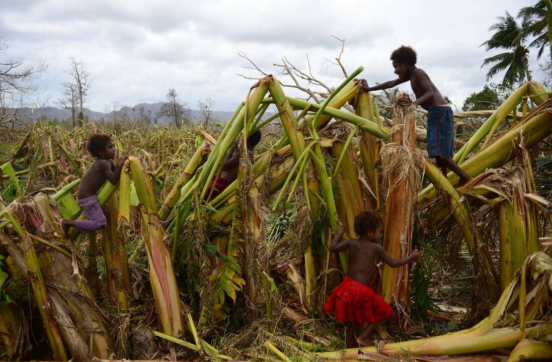 Vanuatu atsigauna po pragaištingos stichijos