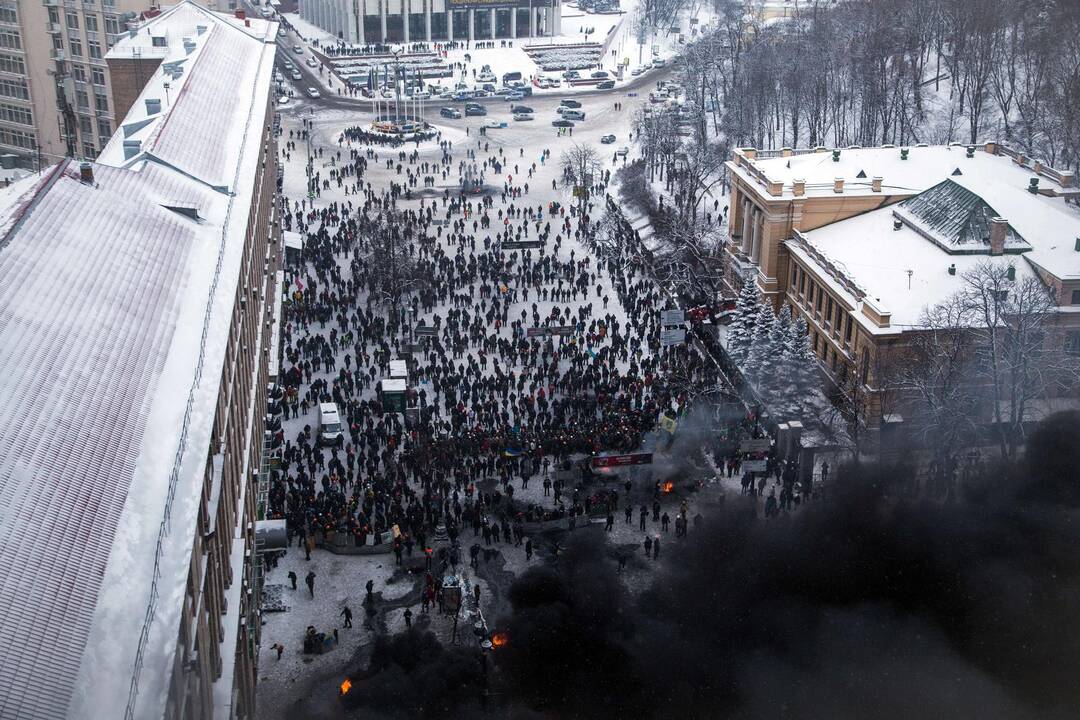 Neramumai Ukrainoje tęsiasi