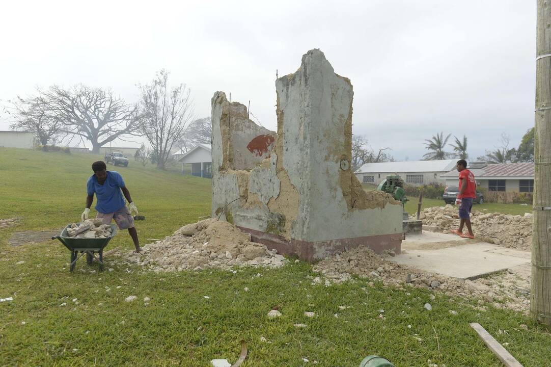 Vanuatu atsigauna po pragaištingos stichijos