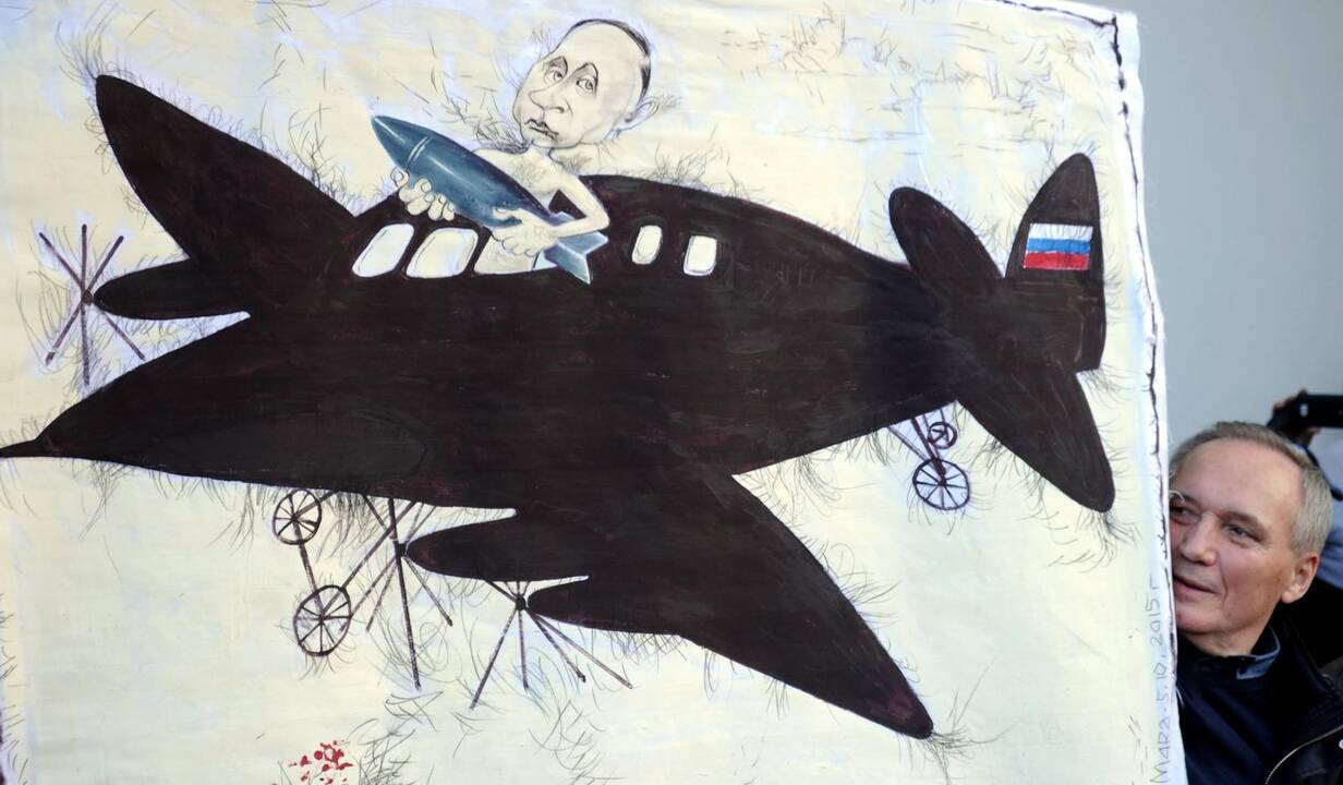 Protestas prieš Rusijos karinę bazę