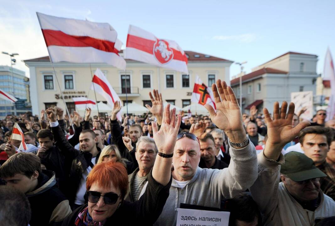 Protestas prieš Rusijos karinę bazę
