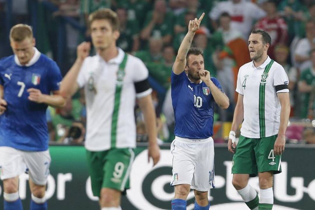Euro 2012: italai ir ispanai žengė į ketvirtfinalį