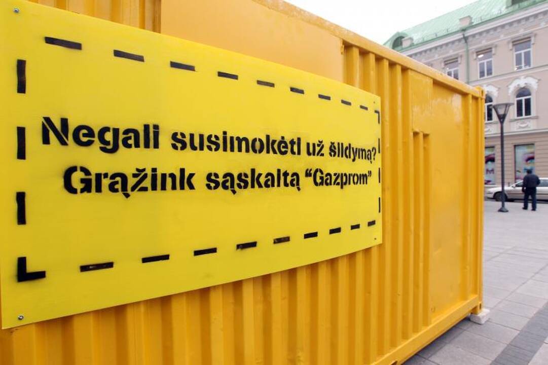 Nesusimoki už šilumą? Tegul moka „Gazprom“