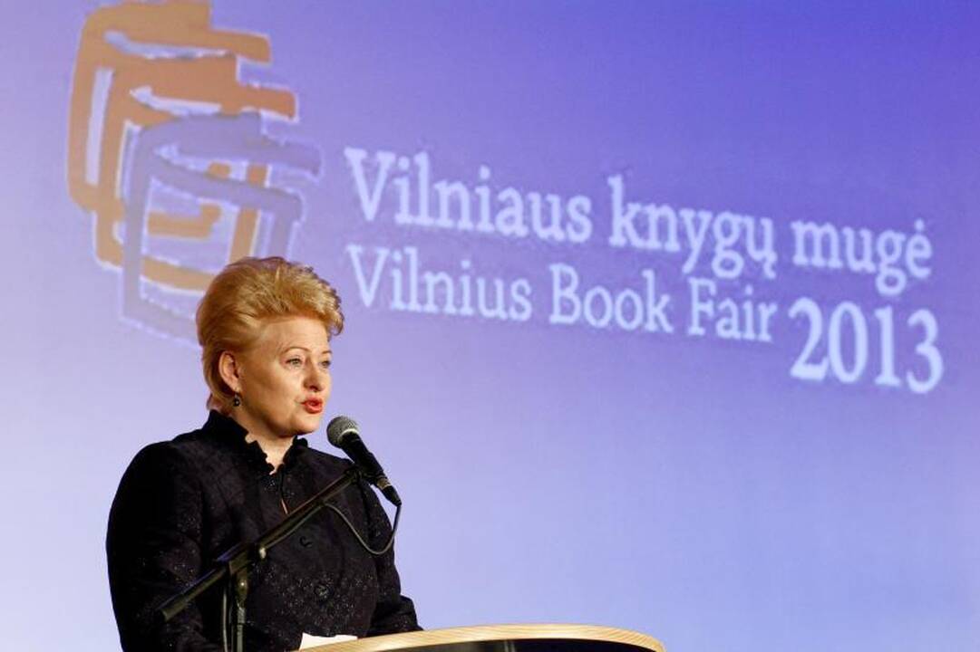 Prezidentė: lietuviai – skaitanti ir kūrybinga tauta