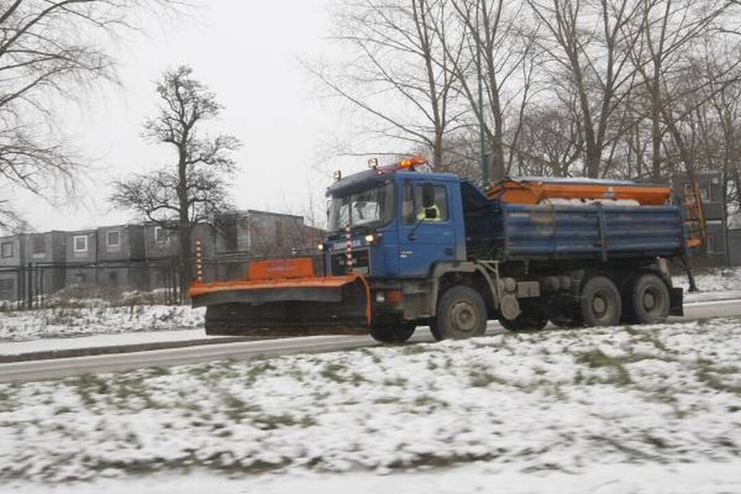Klaipėdos kelininkų darbas – be laisvadienių