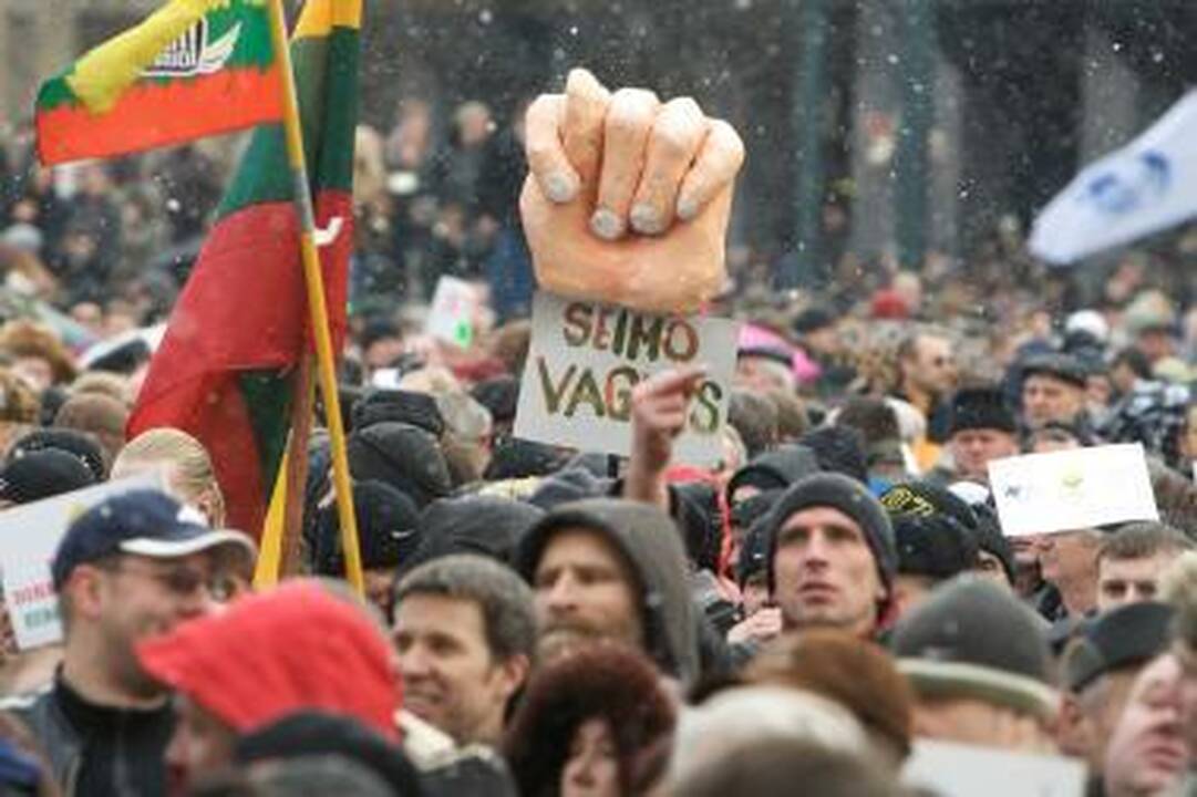 Profsąjungų lyderiai nekalti dėl riaušių prie Seimo