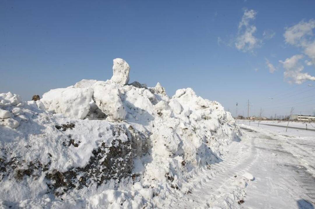 Gatvių tvarkymui – 12 milijonų, o sniego išvežimui – 200 tūkst. litų?