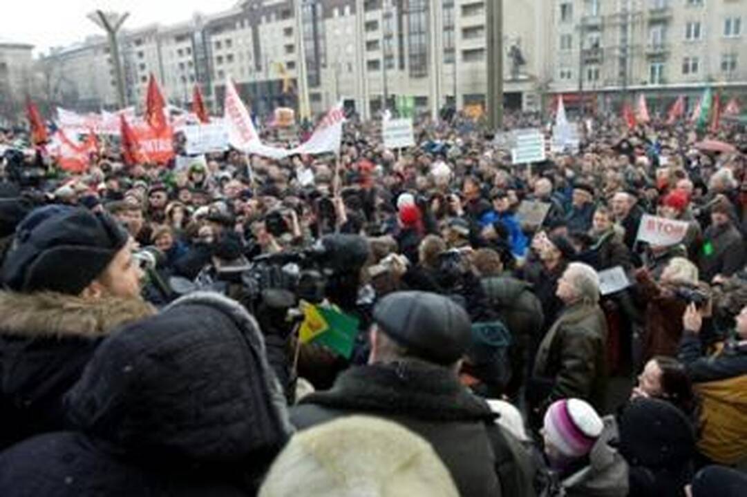 Profsąjungos žada tęsti protestus
