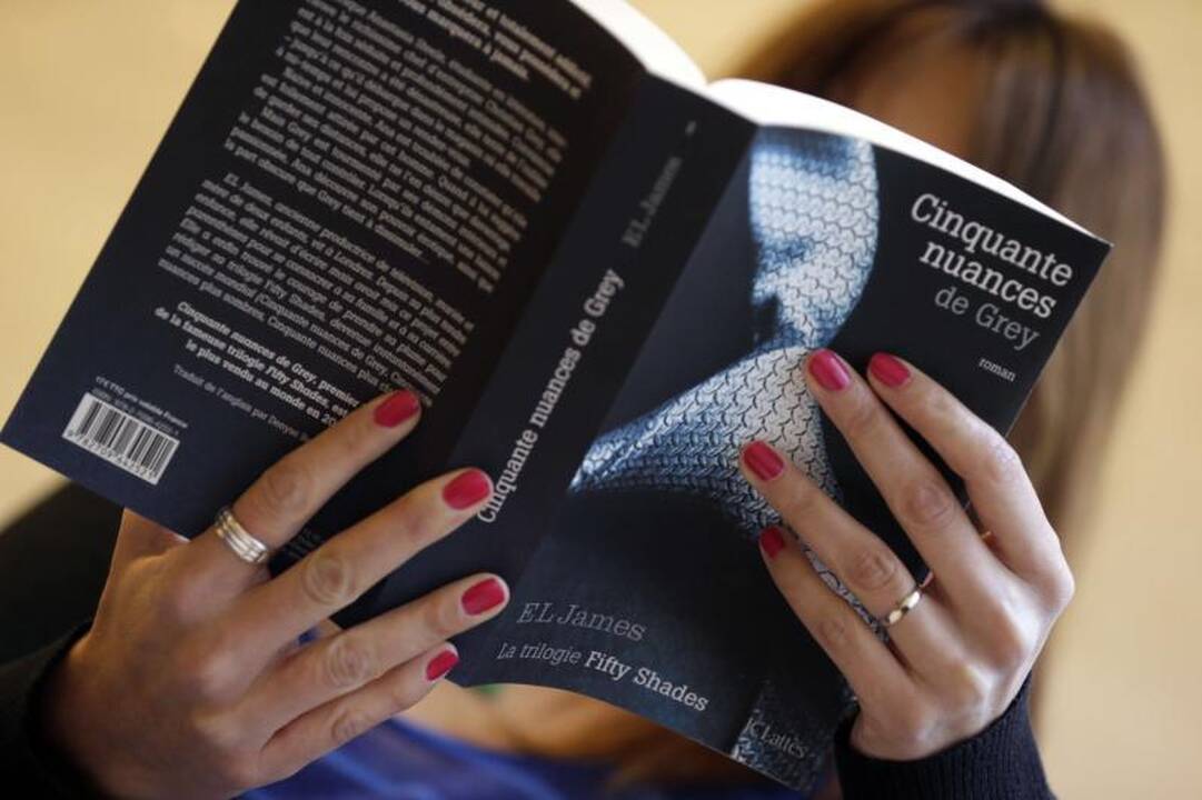 „Fifty Shades of Grey" - perkamiausia knyga ir Prancūzijoje