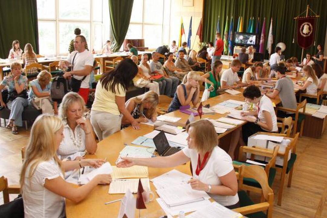 Kauno universitetuose - būsimųjų studentų antplūdis